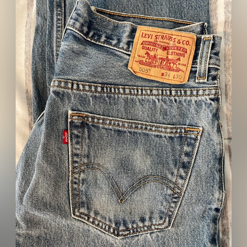 Men’s Levi’s 505 Regular Fit Jeans 34x30